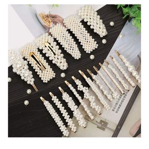 🆕️ 18 Pcs Pearl Hair Clips Barrette Accessories